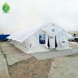چادر ستون بادی بزرگ و چند دهنه